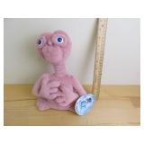 VIntage E.T. Plush Alien Toy with original tags