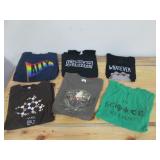 Lot of 6 Assorted Nerdy Science T-Shirts
