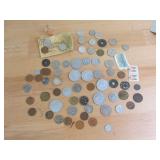 Lot of Mostly European Canada World Coins