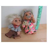 Larger Sized DAM Trolls Lot Vintage