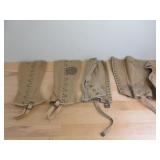 US Army Military Spats Lot