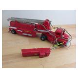 Vintage RC Fire Truck Toy