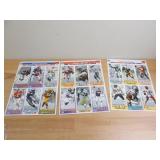 Uncut Football Cards Complete Set