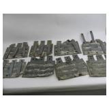Lot of 8 Military MOLLE 3 SXS M4 Magazine Pouches