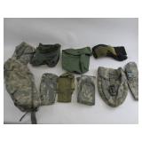 Lot of Military Surplus Pouches and More
