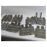 Lot of 8 Military MOLLE 3 SXS M4 Magazine Pouches