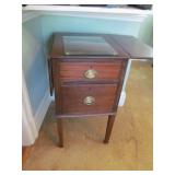 Biggs Federal Drop Leaf Dressing Side End Table