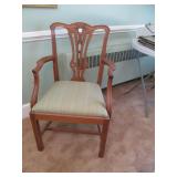 Wood Chippendale Chair Armchair