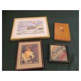 Lot of Framed Art Pictures from Kitchen