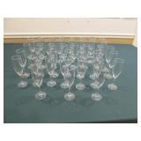 40 Champagne Glasses Flutes