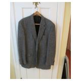Gray Harris Tweed Scotland Joseph A Bank Suit