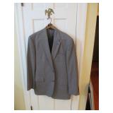 2 Piece Gray/Black Joseph A Bank Tailored Suit