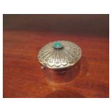 Sterling Silver E. Bilagody Navajo Pill Box
