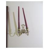 Brass Candle Sconce Virginia Metalcrafters