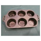 Cast Iron Cupcake Corn Muffin Baking Pan