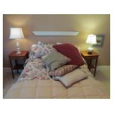 Pair of End Tables Night Stands Federal Style