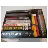 Box Lot of Books - Cornwell and more