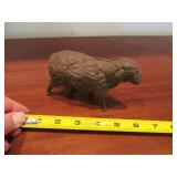 Cast Metal Sheep Coin Bank