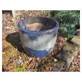 Blue Flower Pot Planter