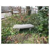 Concrete Garden Bench