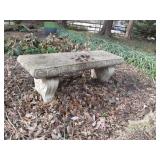 Concrete Garden Bench