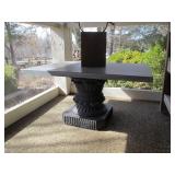 Column Pedestal Style Marble? Coffee Table
