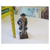 Cast Iron Doorstop Revolutionary War Soldier
