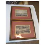 Matching Lithographs or Prints Art Framed