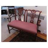 Chippendale Loveseat Settee Mahongany?