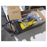 Garage Box Lot w/ Saw