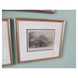 W.H. Bartlett Lithograph Print Harlech Castle