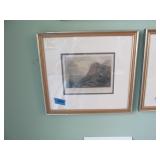 G.B. Campion Lithograph Print Framed