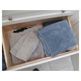 Contents of Master Bathroom Drawer Towels