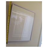 3 Chairs Picture Linen Signed Numbered