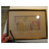 Asian Art Print - About 12x9