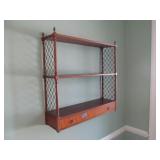 Kittinger? Mahogany Hanging Shelf