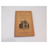 English Architecture at a Glance 1925 Book