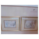 2 Japanese Wood Block Prints (I think)