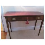 Dressing Side Table - Federal Style, Inlaid Wood