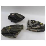 Wilson Baseball GLoves Lot of 3