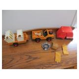 Vintage Fisher Price Adventure Safari Toy Set