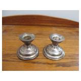 Weighted Sterling Silver Candleholders