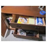 Contents of Drawers and Cabinet