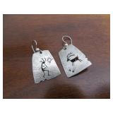 Sterling Silver Native American earrings