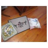 Hummingbird Rug and Throw Pillows