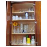 Drinking Glasses and More Kitchen Cabinet Lot