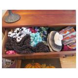 Hats, Scraves, and More Dresser Drawer Lot