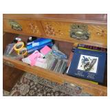 Contents of Drawer, Pens, Envelopes, Etc