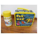 Vintage Pac-Man Lunchbox w/ Thermos 1980