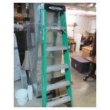 6 Foot 220lb Folding Ladder